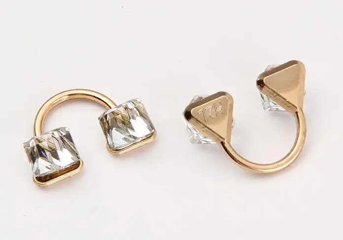 Модные Позолоченные Стразы U образные украшения для обуви|Украшения обуви| |