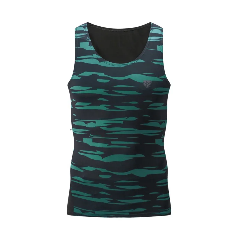 Новинка 2018 камуфляжная брендовая мужская футболка для бега Спортивная майка