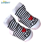 LONSANT милые детские носки для мальчиков и девочек, детские мягкие нескользящие носки, детские полосатые носки для новорожденных, N30