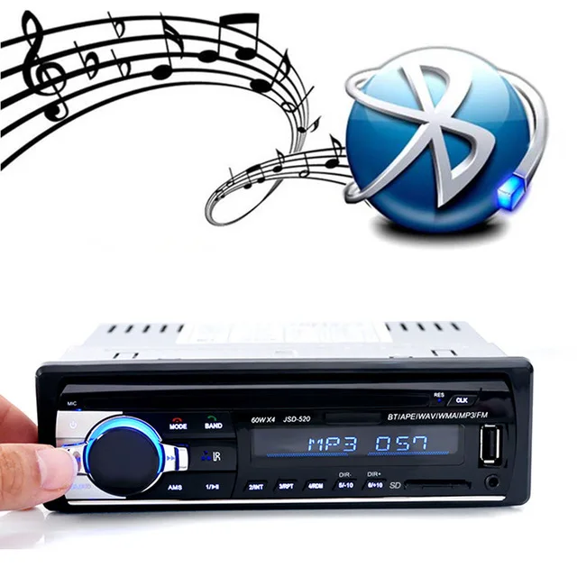 Многофункциональное Авторадио с громкой связью автомобильное радио Bluetooth аудио