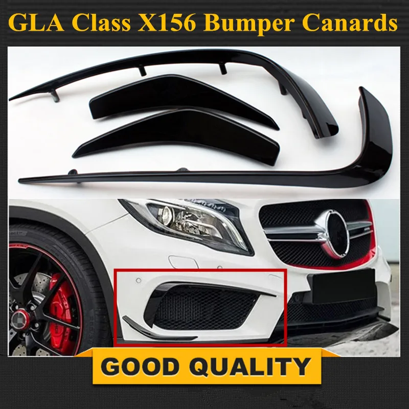 Решетки для переднего бампера Mercedes X156 Benz GLA Class посылка вке отделка