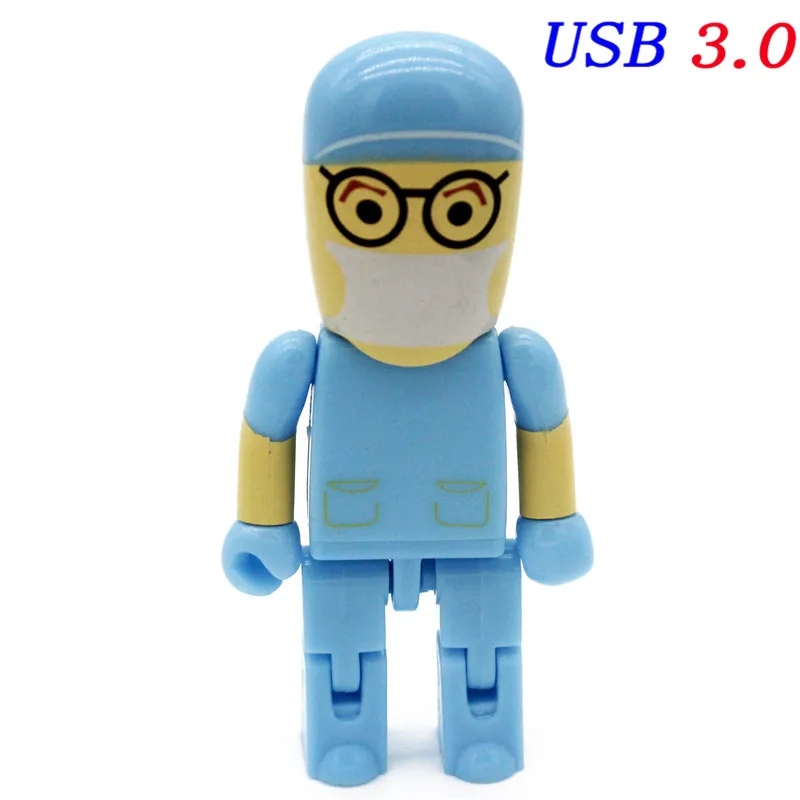 G JASTER speed Usb3.0 мультфильм доктор серия USB флэш-память 4 ГБ 8 ГБ 16 ГБ 32 ГБ 64 Гб клиника медсестры Флешка креативная карта памяти - Цвет: G
