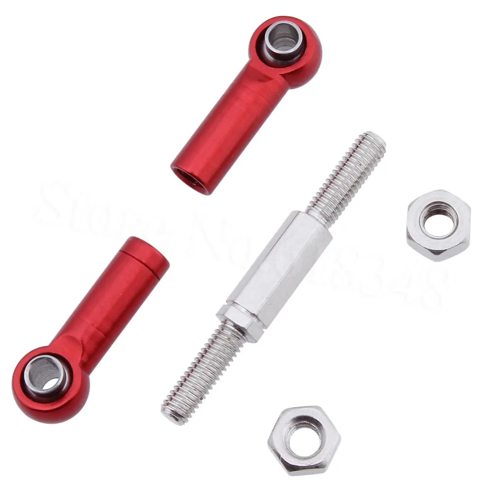 10 пар СПЛАВНЫХ стяжной шток конец передней и задней сервопривода для RC