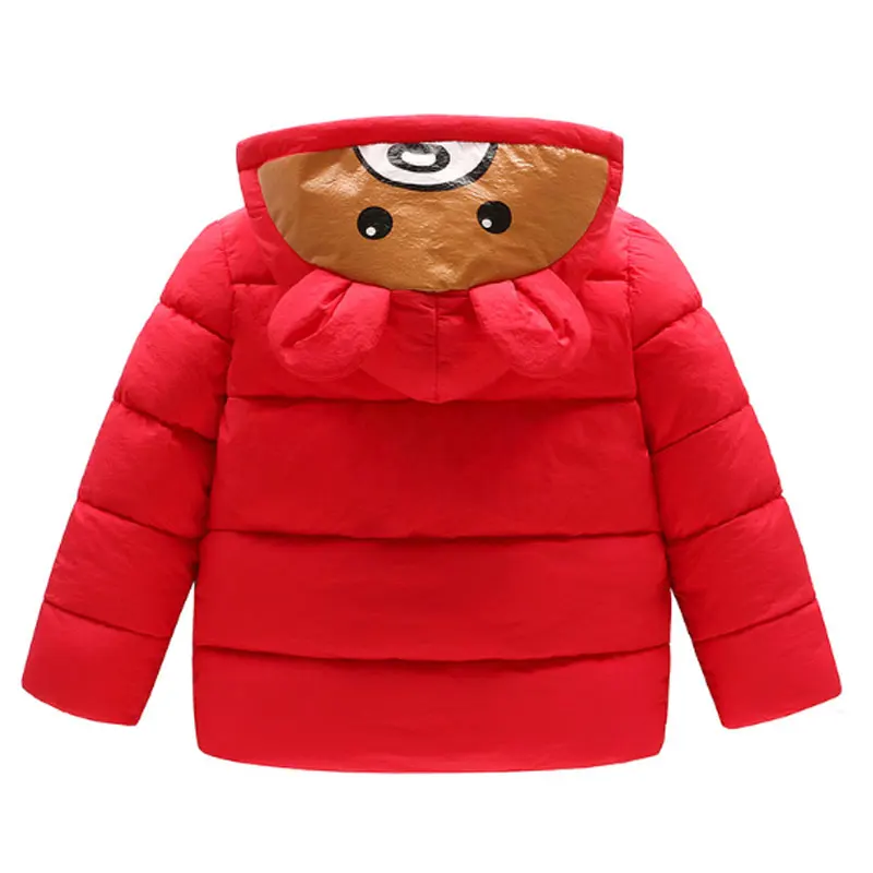 Детская куртка с капюшоном изображением мультипликационных персонажей в