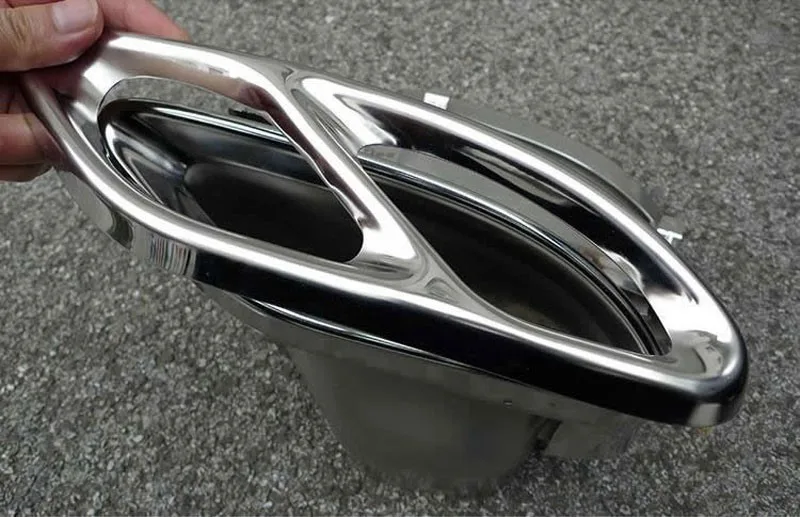 Выходы автомобильных выхлопных газов отделка задней рамы AMG для Mercedes benz E Class W213 C