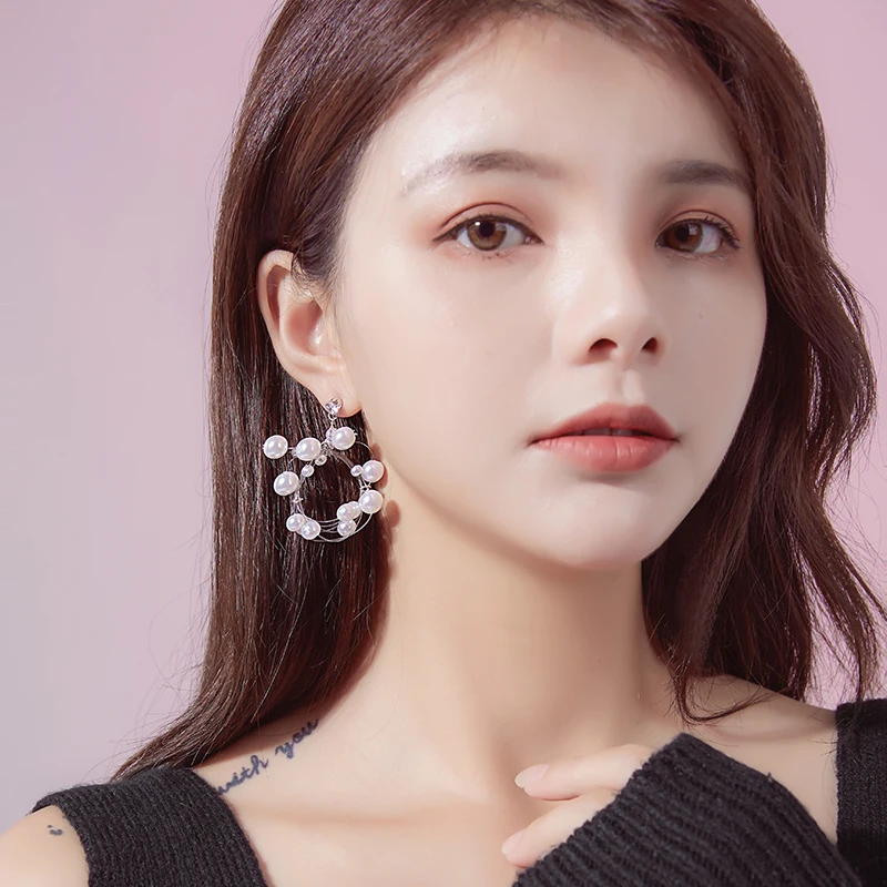 Серьги с кисточками женственность дикие длинные серьги из искусственного