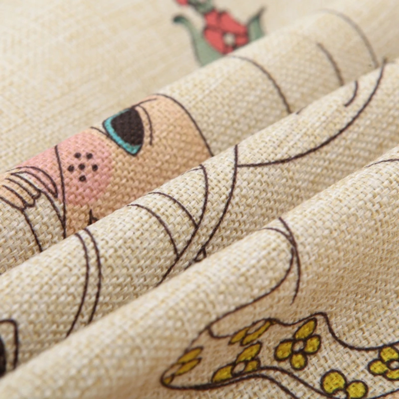 Милый чехол для подушки с принтом девочек декоративная подушка дома 45x45 см