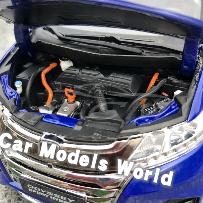 Diecast модель автомобиля для Odyssey Sport Hybrid 1:18(синий)+ маленький подарок