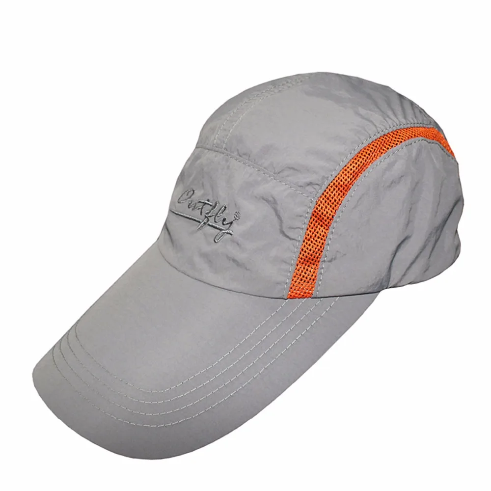 Surblue Men's Women Baseball cap Sports Folding Outdoor Quick-drying Waterproof Fishing Hat Male Golf Adjustable black Sun hat |