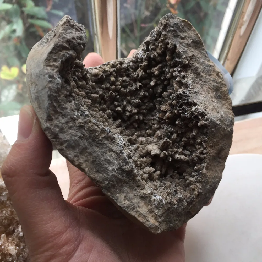 486 г Природный агат Geode Кристалл кластера образца камень кварц кристаллы подарок Лидер продаж в Китае