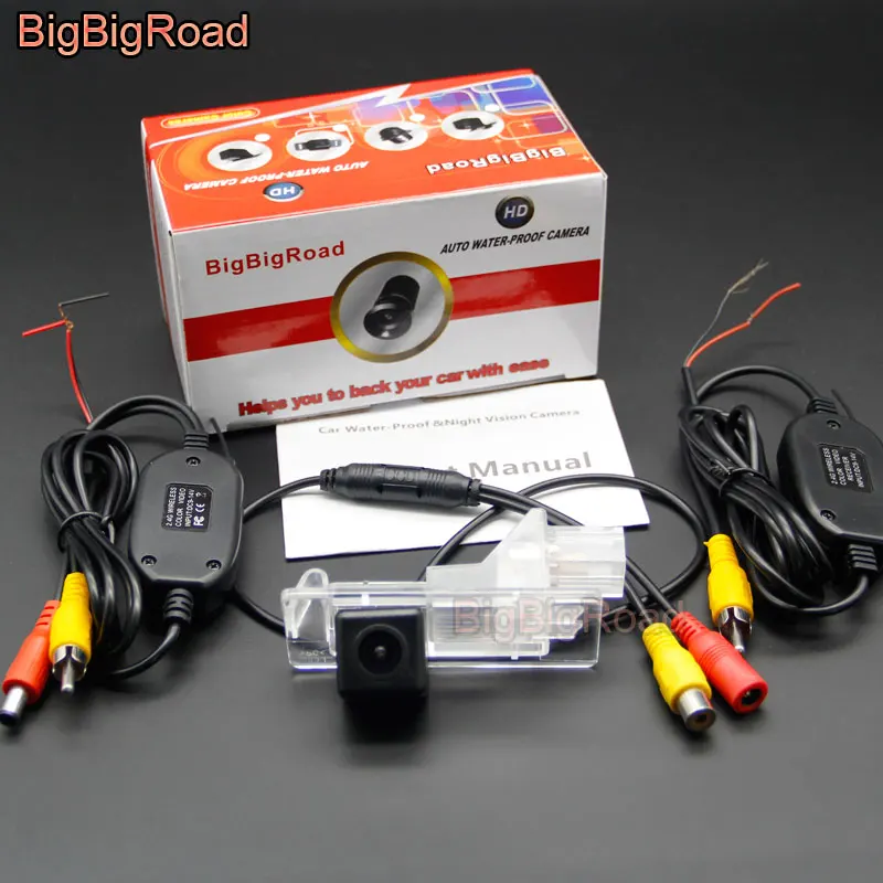 Series 3 Wireless BigBigRoad Автомобильная резервная камера заднего вида для renault dacia Lodgy Megane 3 Laguna 2 3 samsung SM3 Captur 2012 2013 - Название цвета: Series 3 Wireless