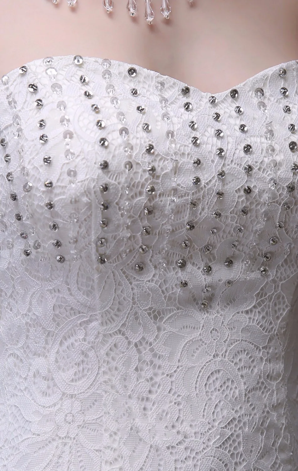 Sexy New Arrival Elegant High Neck Mermaid Wedding Dresses Appliques Beaded Lace up Back Tulle Bridal Vestidos De Novia | Свадьбы и