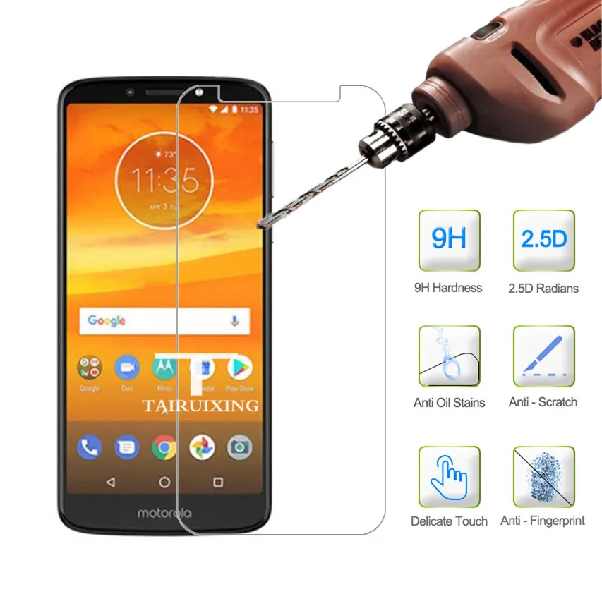 Закаленное стекло 9H для Motorola Moto E5 Play Go защита экрана защитная стеклянная пленка