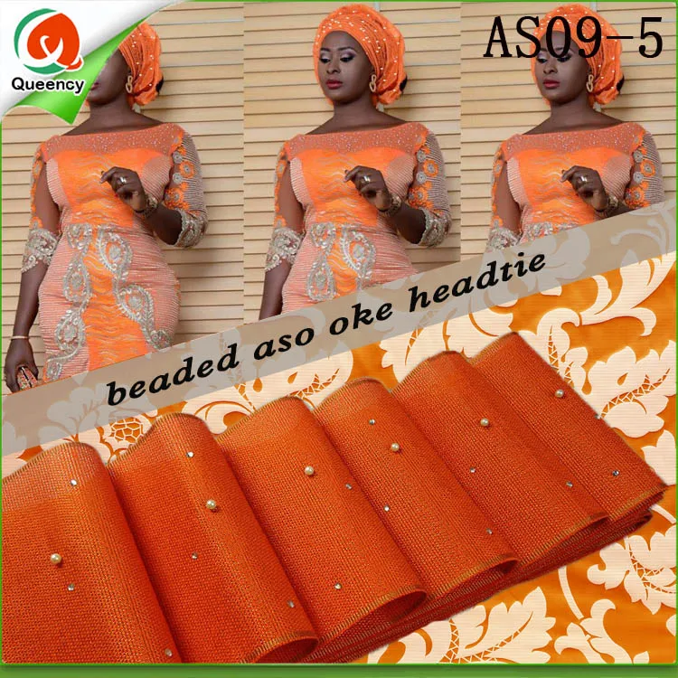 AS09Multi colored бисером aso ebi головной убор африканская равнина oke с камнями и бусинами