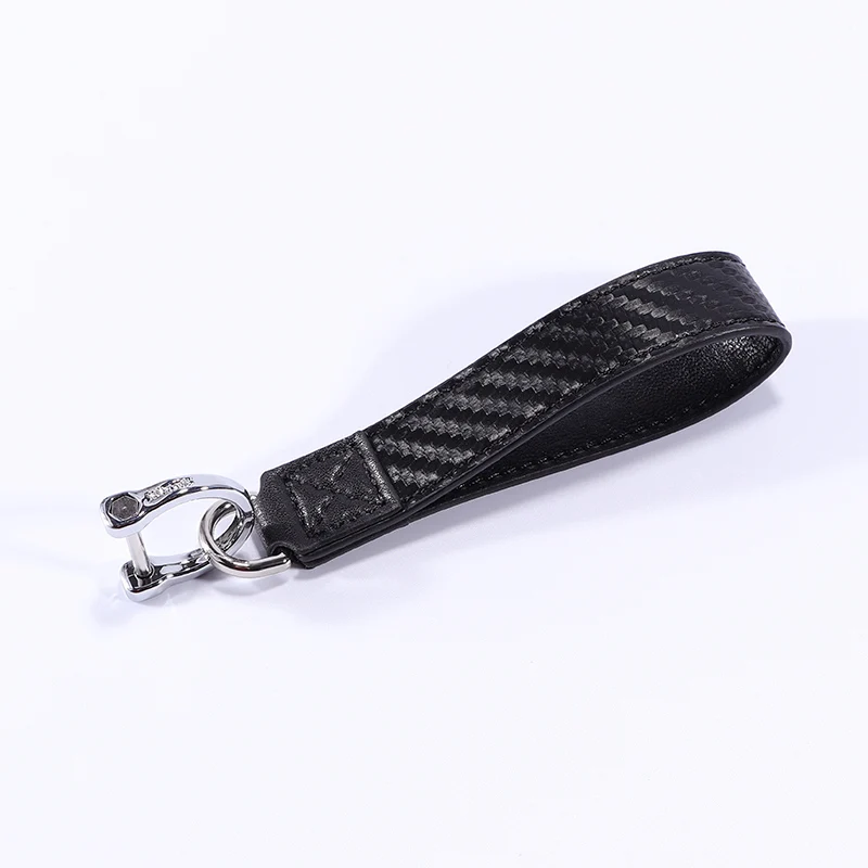 black keychain Чехол из углеродного волокна для VW для Volkswagen Polo, Golf Passat коробка с крышкой T5 Up Eos Tiguan; SKODA A5 SEAT Leon Alt - Название цвета: black keychain