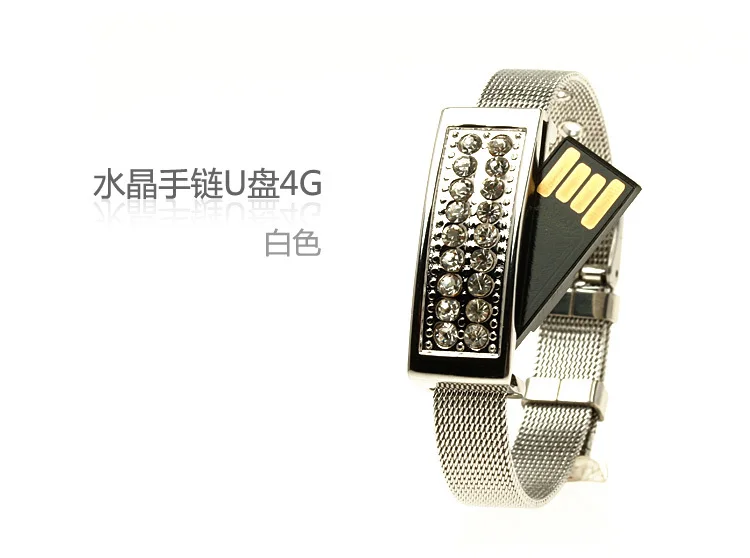 Флешка браслет с кристаллами Garunk 4g флешка 8G 16G usb 32G Ювелирная USB карта памяти диск