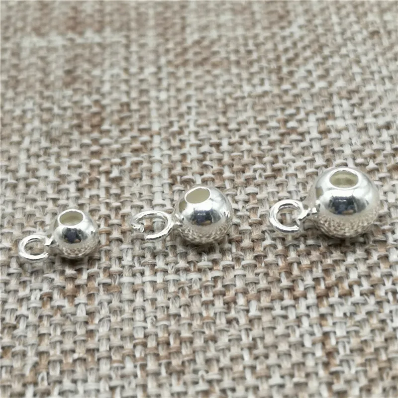 20 шт. серебряные бусины для браслетов и ожерелий | Украшения аксессуары