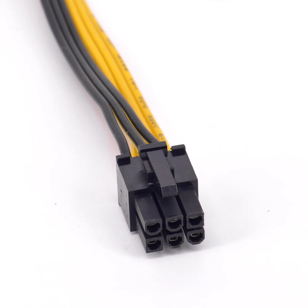 PCI-e GPU 6Pin to 8pin 6+2 Pin Power supply Cable PCIe Graphics Video Card 8 pin male 6 Extension Cord Mining Machine | Компьютеры и