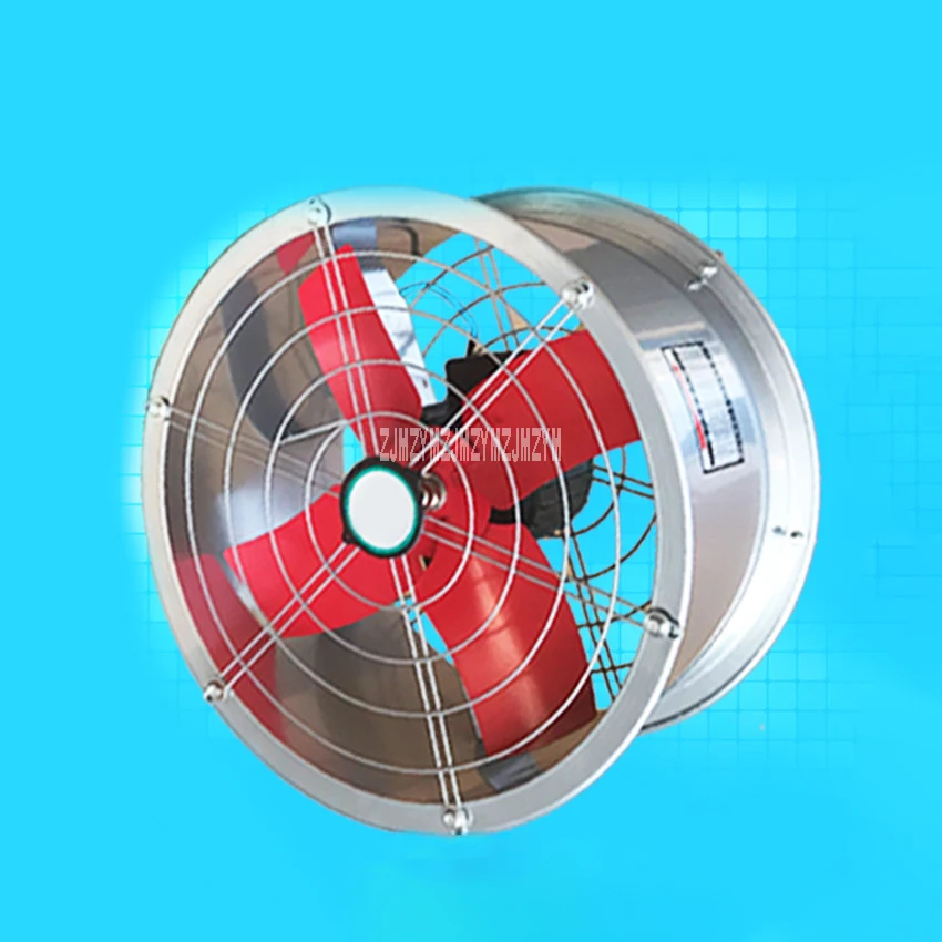 

3.5B-4 14 Inch Cylinder Exhaust Fan Strong Mute Wall Ventilator 180W Kitchen Extractor Fan Bathroom Industry Small Blower 220V