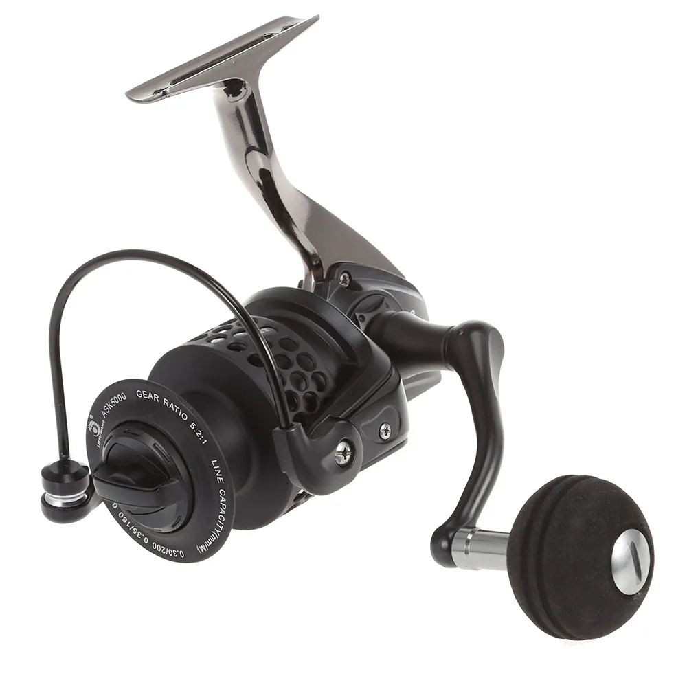 ASK5000 8000 13 + 1 Шариковые подшипники спиннинговая Рыболовная катушка|fishing reel|fishing