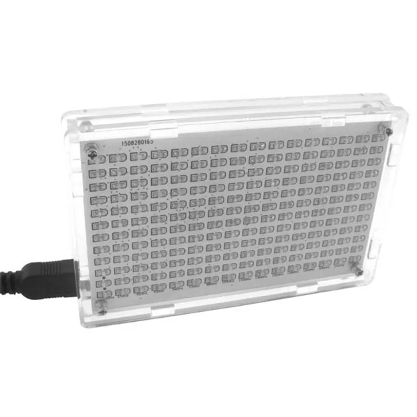 CNIKESIN DIY music spectrum display box parts LED colorful of 51 single-chip audio Kit | Электронные компоненты и