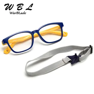 Очки WarBLade Детские с квадратной оправой, гибкие оптические оправы для мальчиков и девочек, TR90