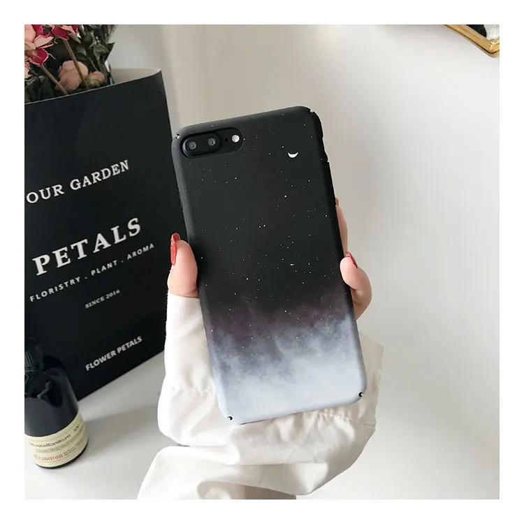 Black White Starry Sky Patterned Phone Case For Huawei Nova 2i 3 3e 3i 4 P10 Plus P20 Lite Pro Honor 9 10 v10 Hard Back Cover |