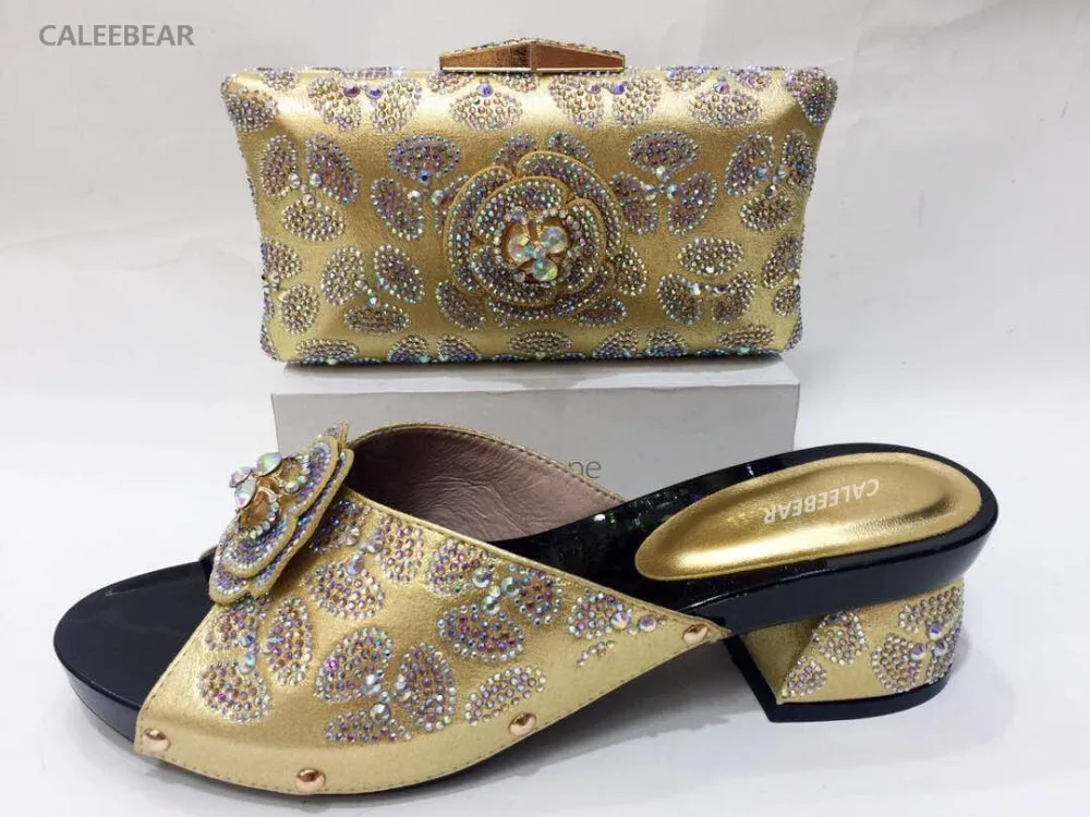 Новое поступление обувь в африканском стиле и Комплект с сумочкой тон со