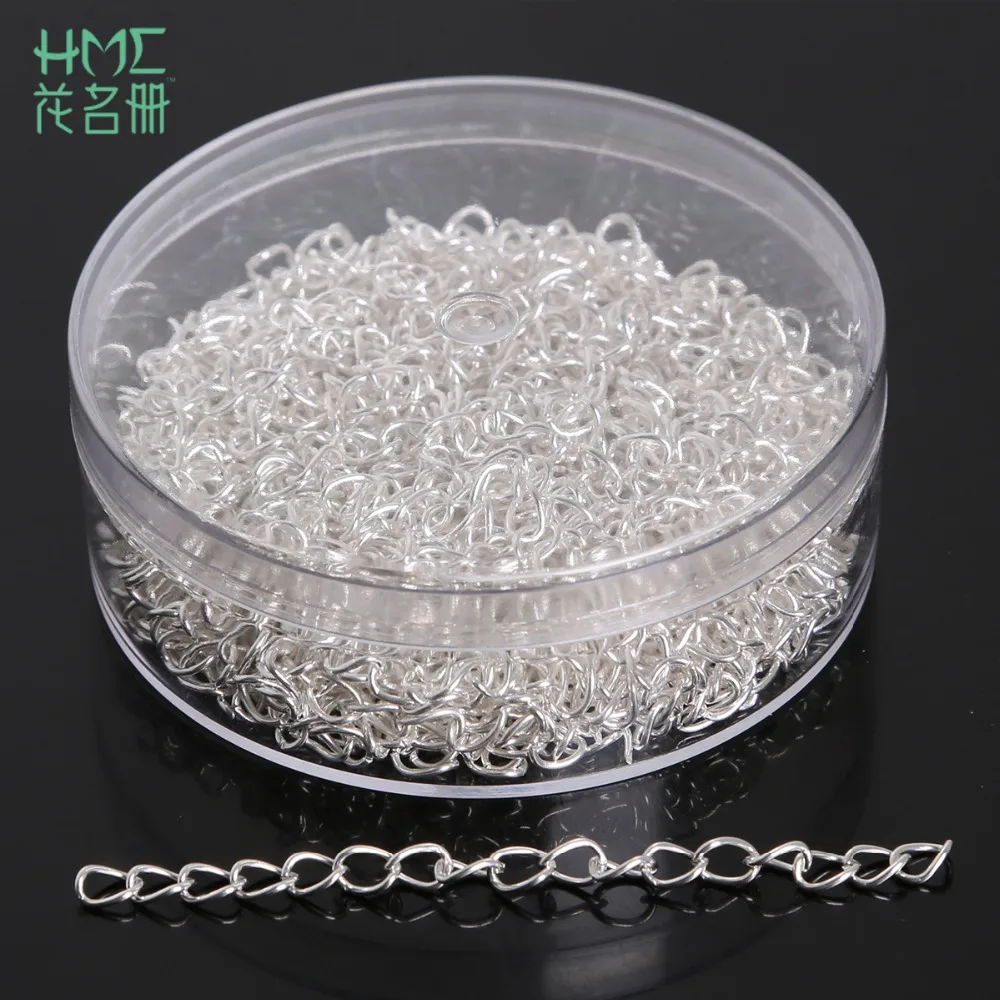 100PCS/Box 4x70mm Metal Iron Antique Gold/Silver Plated Extended Chain Findings for DIY Jewelry Necklace | Украшения и аксессуары