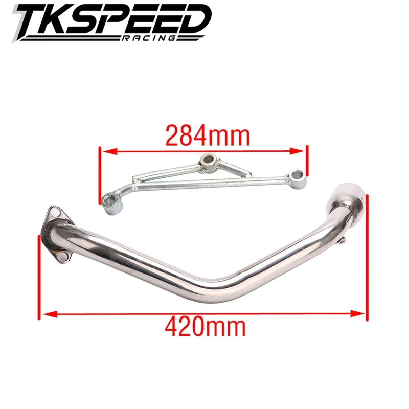 32mm GY6 Scooter Moto Modified Exhaust Pipe Muffler Also Be Used For YAMAHA Jog Force Cygnus Resemble Yoshimura|muffler tail|pipe carbonmuffler pipe