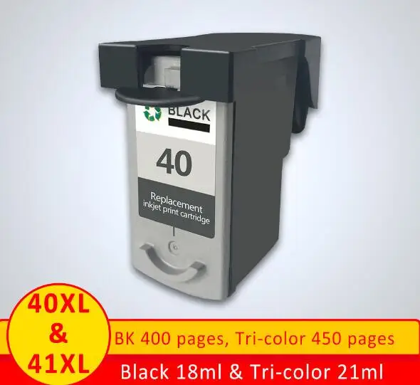 BK 1PC XiangYu совместимые чернильные картриджи 40 объектива Цифрового Фотоаппарата Canon PG40 CL41 PG-40 CL-41 iP1600/IP1700/IP1800 PG 40 CL41 MP450 MP470 принтер - Цвет: BK 1PC
