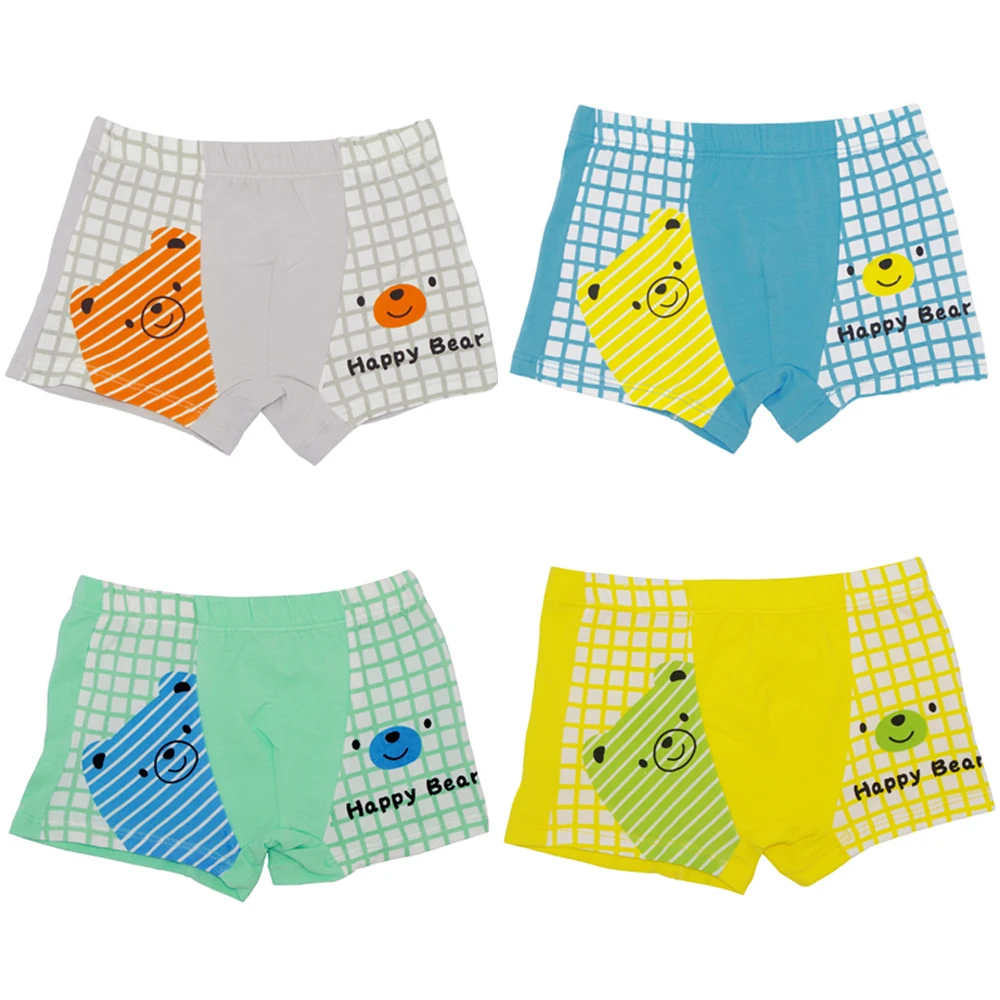 Нижнее белье для детей 8 шт./лот нижнее из 100% хлопка маленьких мальчиков и девочек