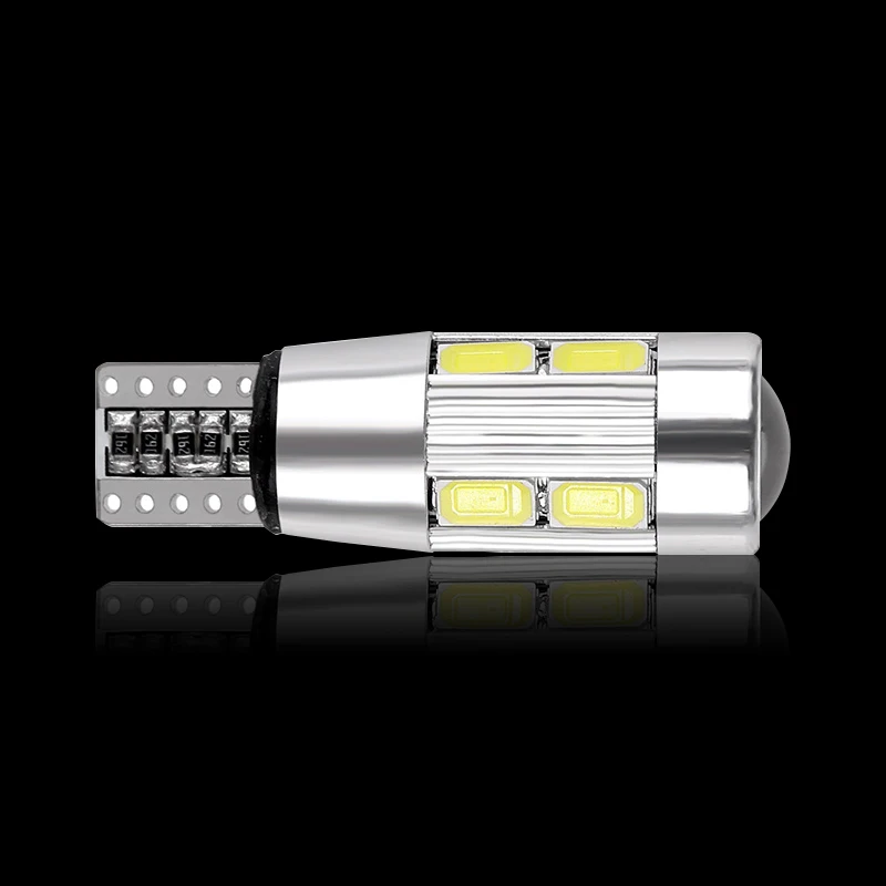 Pecham 10 шт. Высокая мощность T10 без ошибок W5W 194 для SAMSUNG Chip 5630 10smd Светодиодная лампа