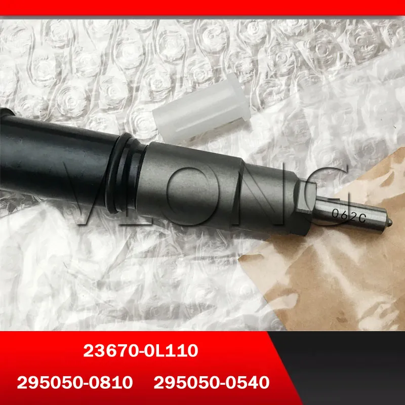 Дизельный топливный инжектор 2.5L 2KD 23670-0L110 для Toyota Hilux 295050-0540, 295050-0810, 295050-0813, 236700L110, 23670-09380