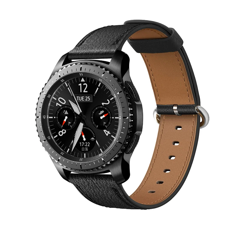 Ремешок из натуральной кожи для Samsung Galaxy Watch 46 мм новейший браслет Gear S3 claaain Frontier 22 |
