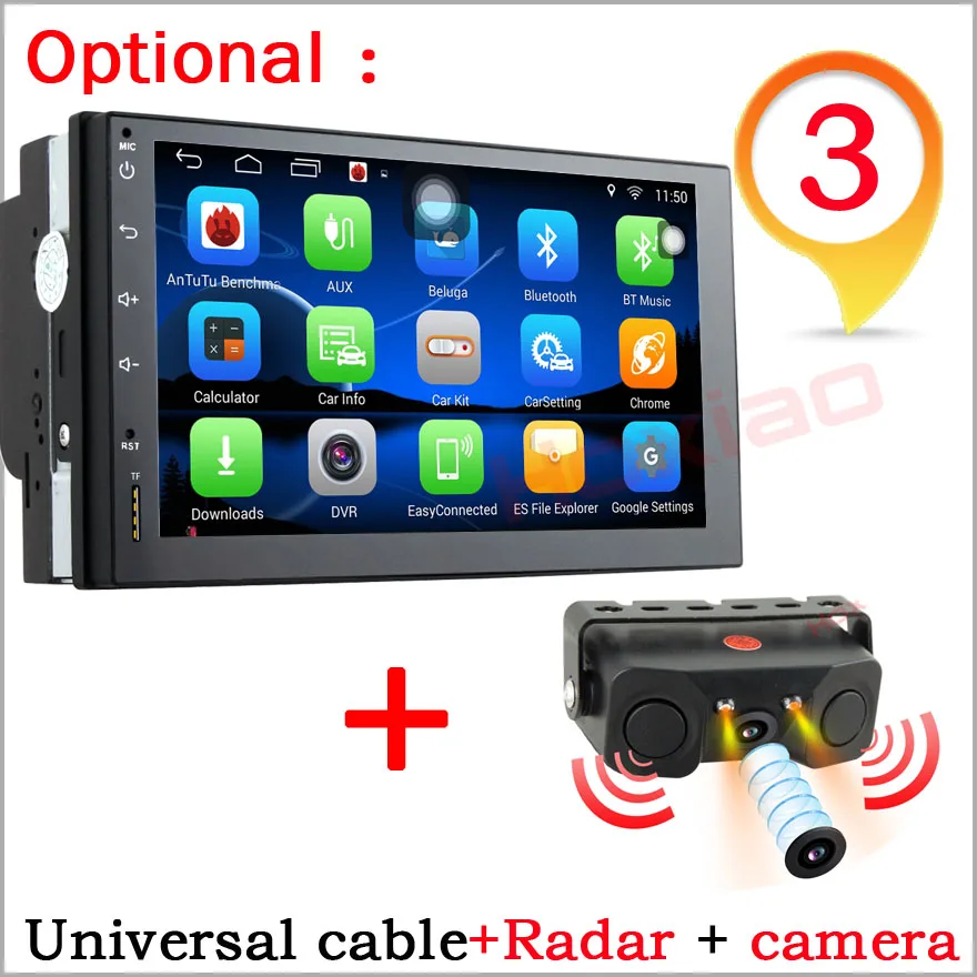 Автомобильный DVD GPS android 6,0 плеер 2 din радио универсальный GPS навигация Мультимедиа для Nissan Toyota Volkswagen Mazda BYD Kia VW