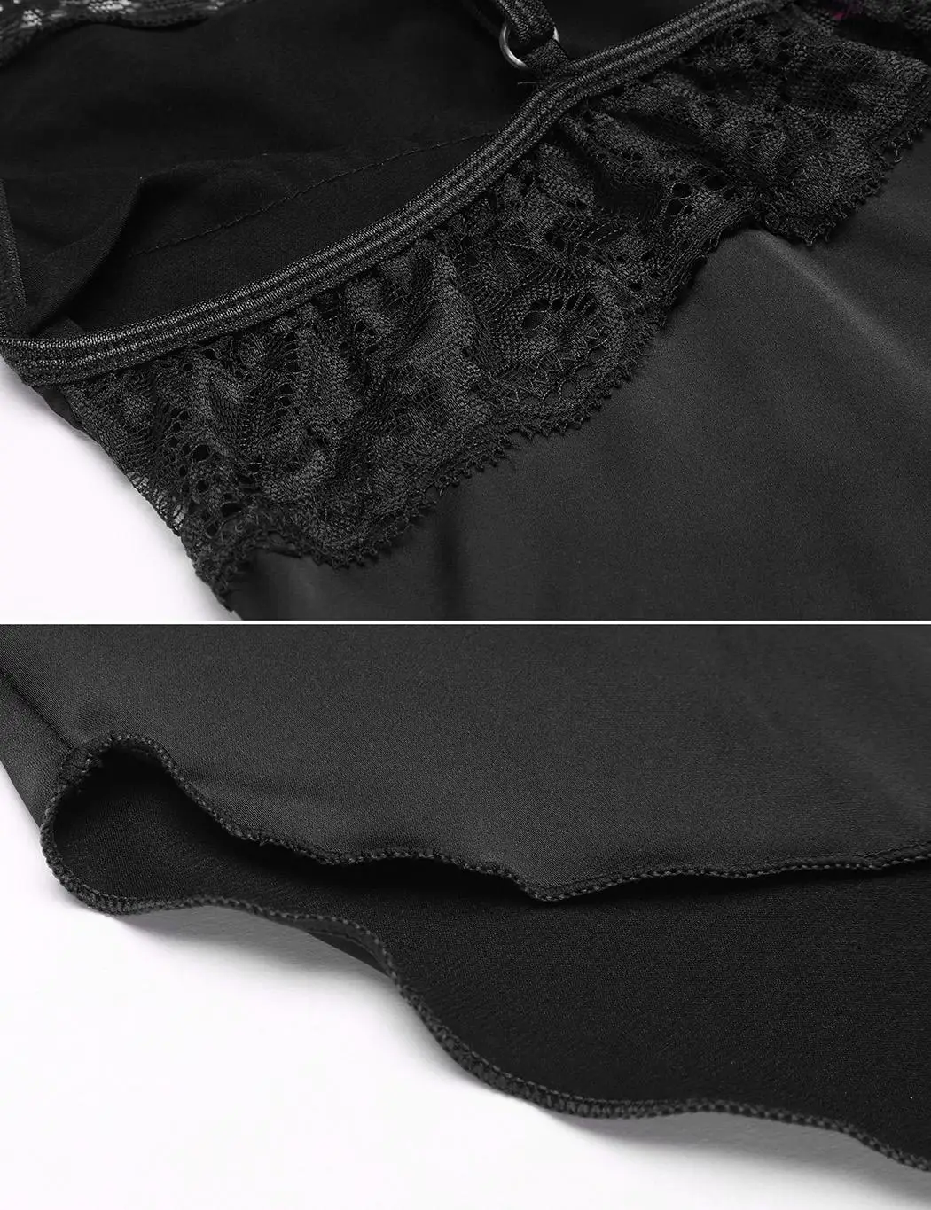 Avidlove Сексуальная кружевная атласная ночная рубашка Beckless Babydoll платье Ночная сорочка Женская Летняя шелковая пижама сорочка Ночная сорочка XXL