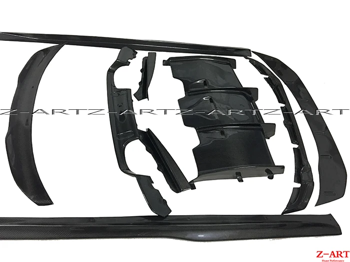 Z ART углеродное волокно Тюнинг Комплект для BMW M3 M4 2013 2019 аэродинамическим