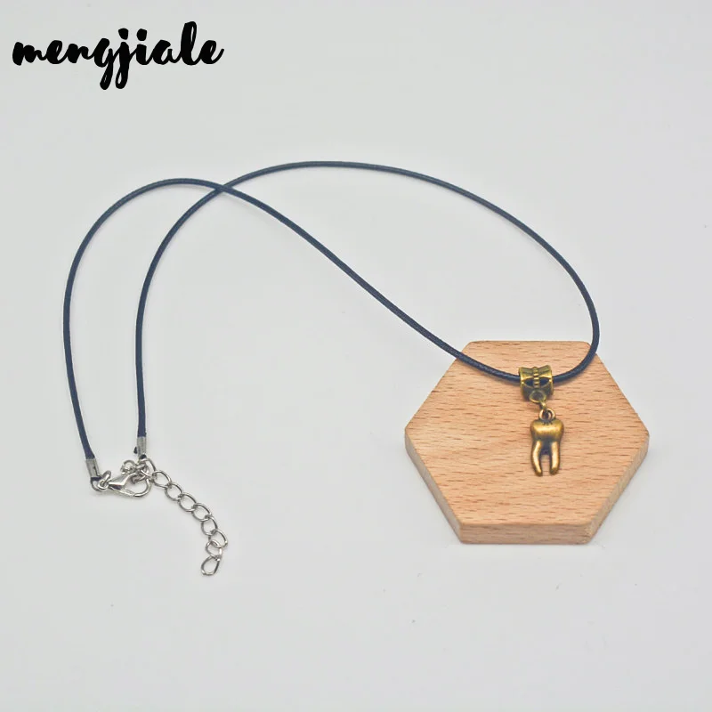 Модное двухцветное Зубное ожерелье украшения для стоматологов подарок