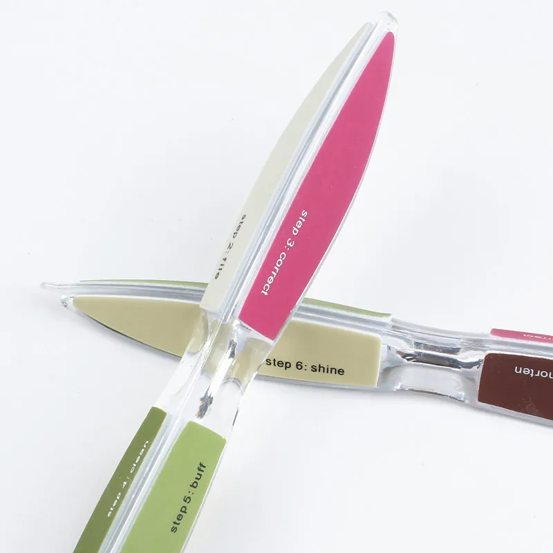 Профессиональные инструменты для ногтей 6 сторонний буфер Bloc Polissoir Ongle Beauty