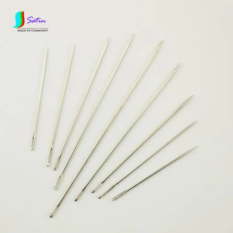 Домашний ручного шитья инструменты большой Размеры длинный Сталь иглы