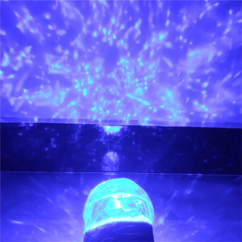 Светодиодные Праздничные проекторы синий/теплый белый огонь лазерный пейзаж