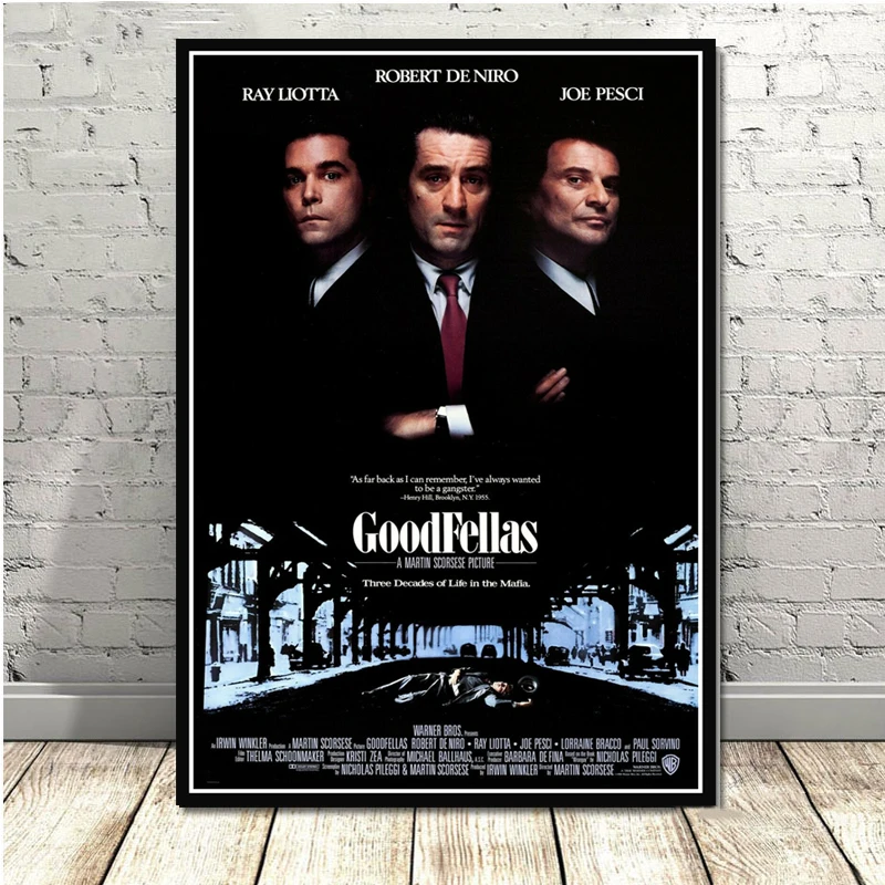 Goodfellas классические гангстеры Крестный отец AL PACINO принты по мотивам фильмов и постеров искусство холст картины настенные картины гостиная домашний декор