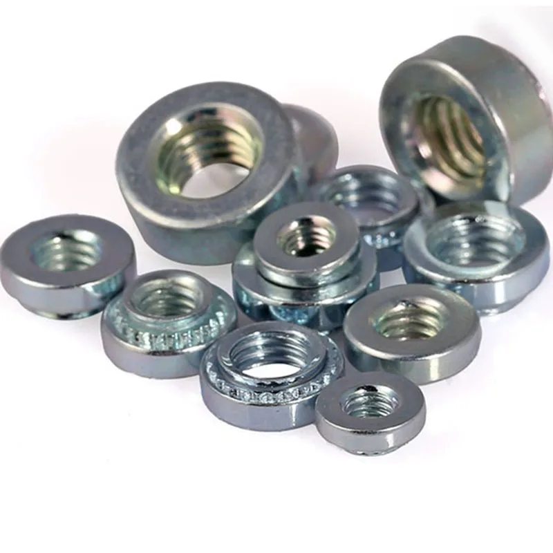 100pcs M2 M2.5 M3 M4 M5 M6 Carbon Steel Rivnut Slab Thickness 1.4mm 1.0mm 0.8mm Self-Clinching Insert Nutsert Press Rivet Nut |