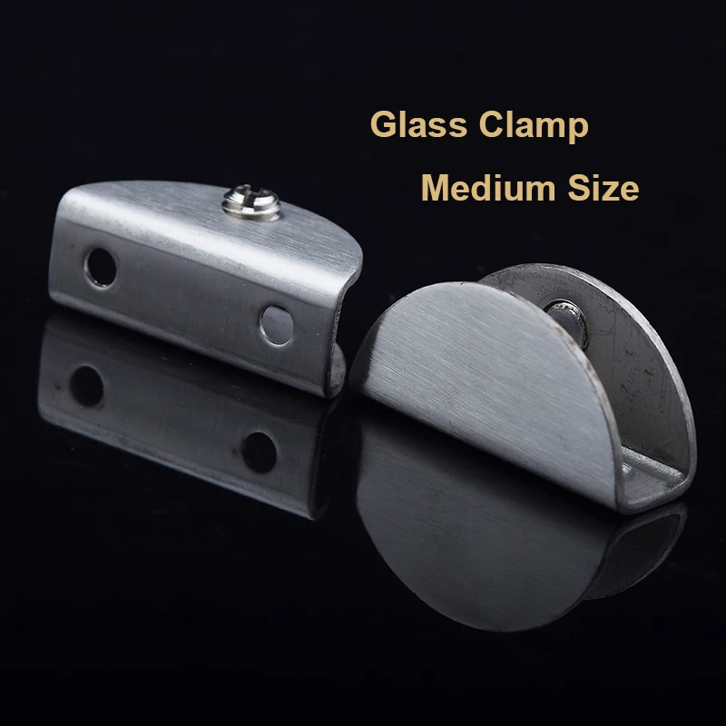 Зажим для стеклянной полки YUMORE 100 шт./лот из нержавеющей стали | Обустройство дома
