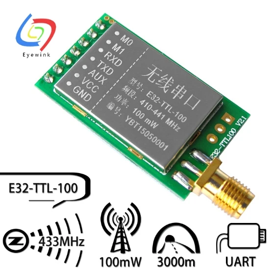 SX1278/SX1276 беспроводной модуль | 433 МГц Серийный LORA spread 3000 м UART интерфейс|wireless module|module