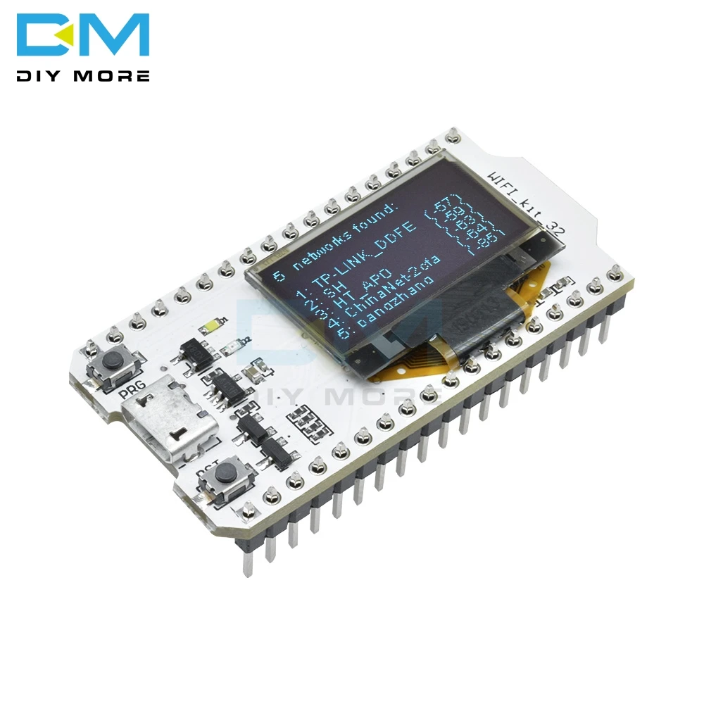CP2102 ESP32 0,96 дюймовый 0,9" синий OLED цифровой дисплей Bluetooth wifi беспроводной 32 модуль Интернет-макетная плата для Arduino