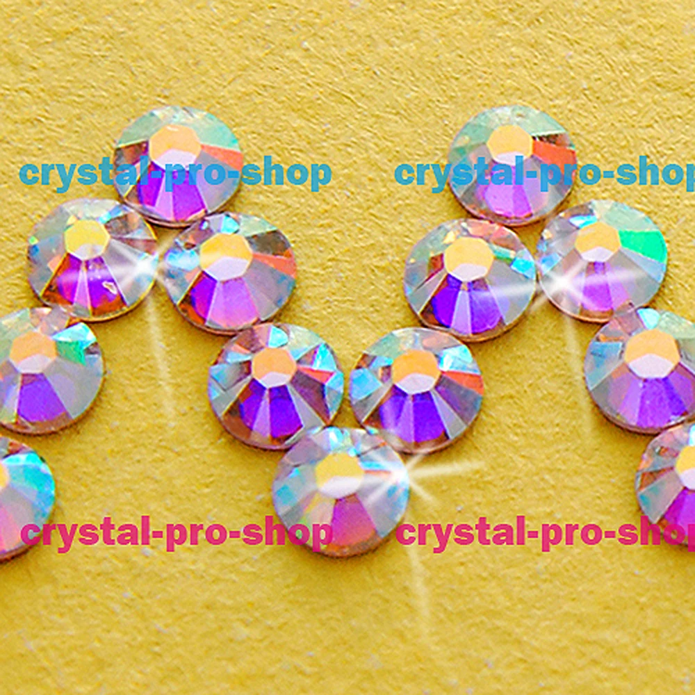 288 шт. ss12 (3 0-3 2) мм элементы Swarovski кристаллы AB (001AB) 12ss (плоские стразы без горячей