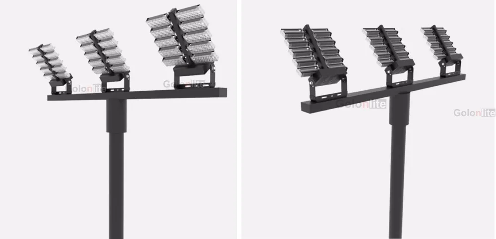 Golonlite проектор LED наружные 500W 1000W 1500W 1200W 800W 600W прожектор спорта теннисного корта поле высокая мачта IP65 Meanwell SMD5050