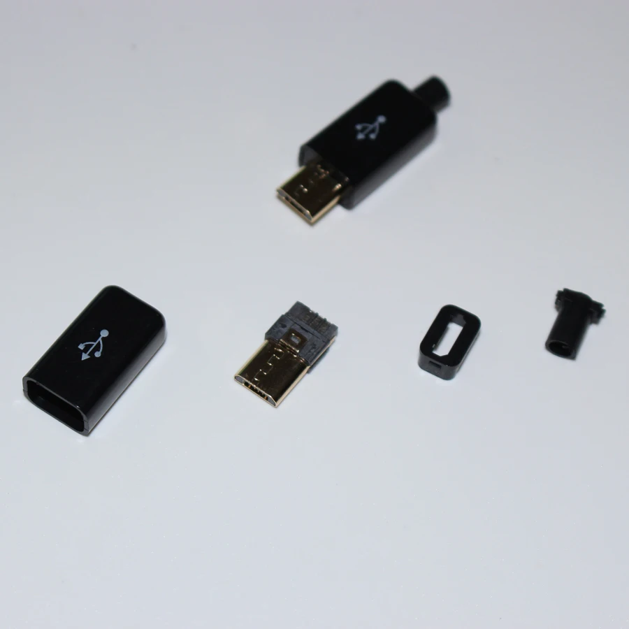 5 комплектов 5PIN Micro USB штекерные соединители зарядное устройство Pin хвостовое